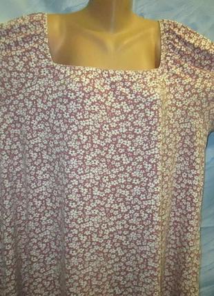 Блузка-туніка,вольний фасон,22/24р,віскоза