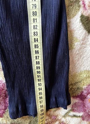 Темно-сині штани ( брюки ) (50% віскози) літні, легкі3 фото