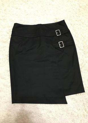Sale❤️ юбка прямая базовая чёрная