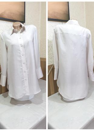 Шовкова сорочка. massimo dutti.