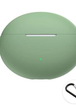 Чехол для huawei freebuds 4i / 5i салатовый силиконовый зеленый
