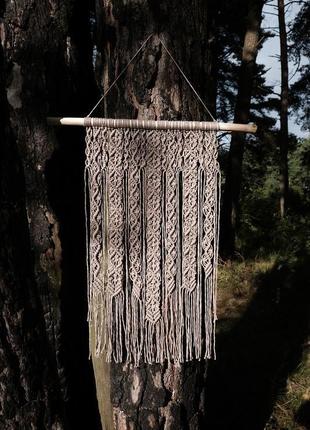 Макраме панно "водопад"