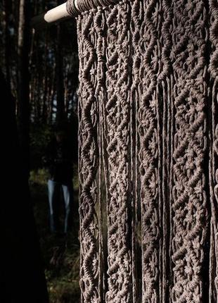 Макраме панно "водопад"