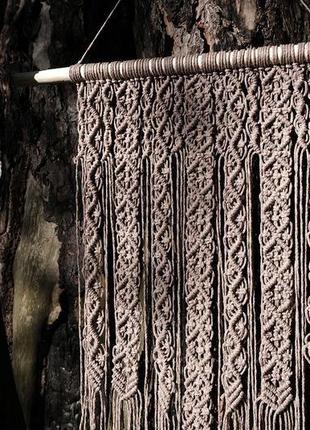 Макраме панно "водопад"
