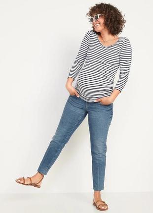 Наконец-то настоящий джинс для беременных прямые зауженные