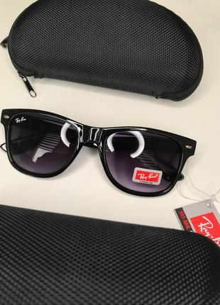 Солнцезащитные очки ray ban wayfarer (унисекс) 21405 фото