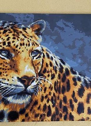 Намальована акриловими фарбами jaguar3 фото