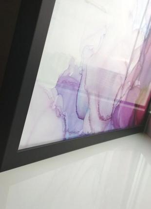 "пурпурные мечты" интерьерная картина в абстрактном стиле4 фото