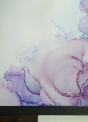 "пурпурові мрії" інтер'єрна картина в абстрактному стилі5 фото