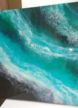 "терапия океана" интерьерная картина в абстрактном стиле1 фото