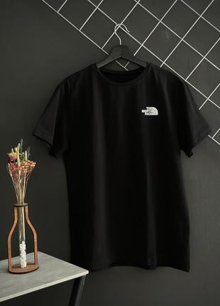 Чорні чоловічі штани в стилі tnf чорний лого+футболка чорна , висока якість2 фото