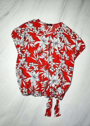 Sa.hara 🍒отличная красная рубашка в цветы2 фото