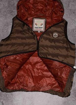 Piper maru down vest gilet (мужская премиальная пуховая жилетка )4 фото