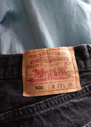 Вінтажні джинси levis 501 made in usa