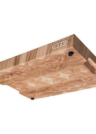 Торцевая разделочная доска cubo oak mirror (дуб) 40x29x4см4 фото