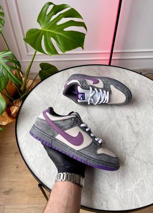 Чоловічі кросівки найк сб данк лоу / nike sb wholesale low pro purple pigeon