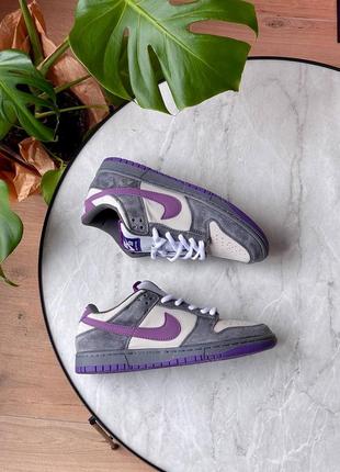 Мужские кроссовки найк сб данк лоу / nike sb dunk low pro purple pigeon7 фото