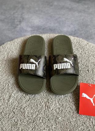 Puma cool cat 2.0 camo slide оригинал новые мужские шлепанцы шлепки тапочки тапки сланцы слайды пума2 фото