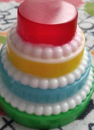 Праздничное мыло в форме торта2 фото