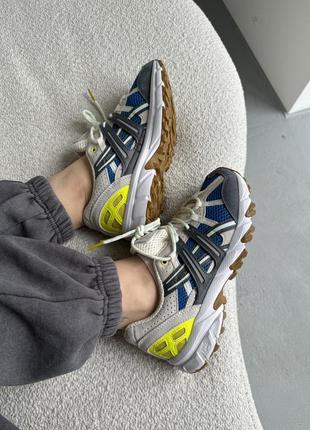 👟 кроссовки asics gel sonoma 15-50 beige/blue/наложка bs👟8 фото