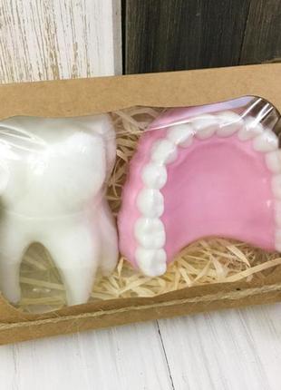 Подарунковий набір мила "стоматологу" 10х15х3см5 фото