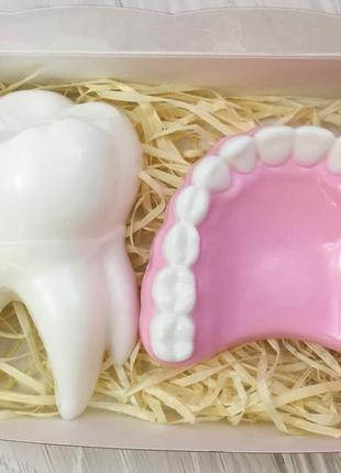 Подарунковий набір мила "стоматологу" 10х15х3см3 фото