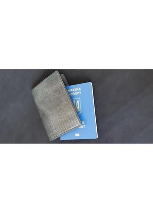Шкіряна обкладинка на паспорт6 фото