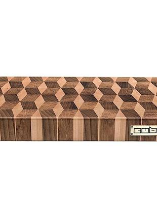 Торцевая разделочная доска cubo blocks small (дуб,орех,клен) 30x20x4см2 фото