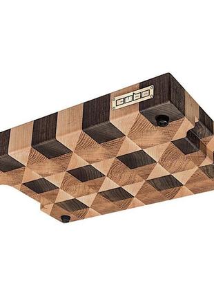 Торцева обробна дошка cubo deep shadows small (дуб,горіх,клен) 30х20х4см4 фото