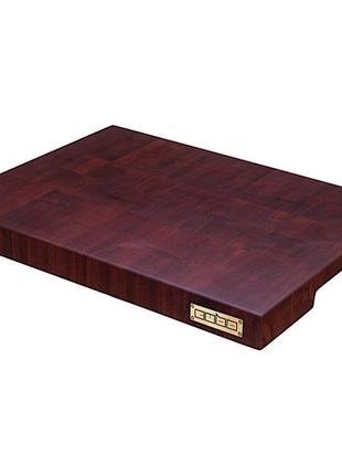 Торцевая разделочная доска cubo sapele (сапеле) 40x29x4см