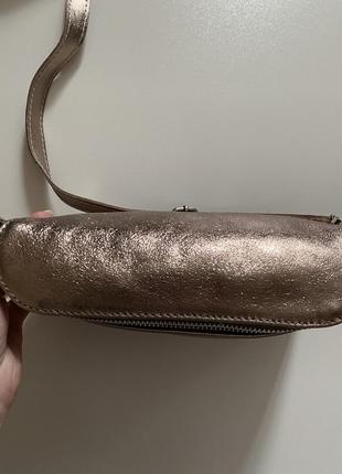 Стильна шкіряна сумка крос-боді borse in pele10 фото