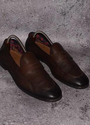 Doucal's loafers (мужские премиальные туфли лоферы доукалс италия )3 фото