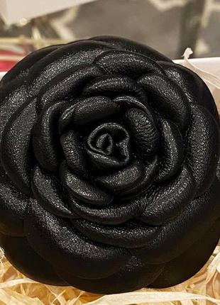 Брошка-троянда  «marys leather accessories», на замовлення