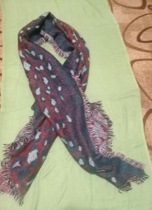 Великий теплий шарф палантин2 фото