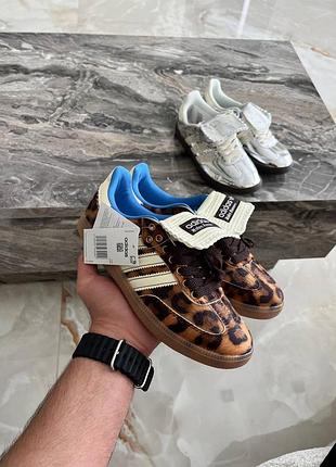 Adidas samba x wales &amp; bones black ponny