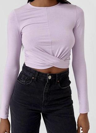 Укорочена кофта stradivarius