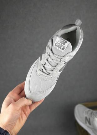 Мужские кроссовки new balance 574 grey 49 беланс серого цвета3 фото