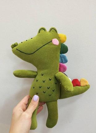 Крокодил кольоровий handmade