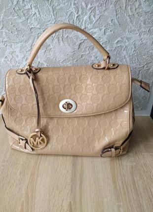 Сумка бежева michael kors 10