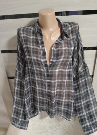 Сорочка у клітинку h&м