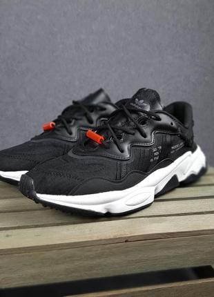 Чоловічі кросівки adidas ozweego black адідас озвіго чорного кольору