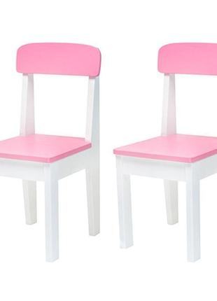 Комплект столик и 2 стульчика в детскую, деревянный3 фото