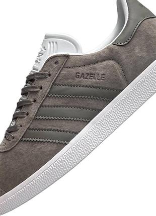 Чоловічі кросівки adidas originals gazelle gray6 фото