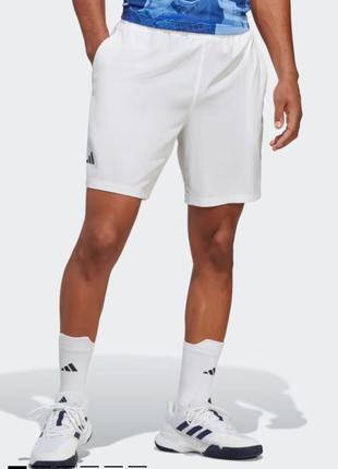 Шорти adidas club stretch woven short 7 inch white hs32831 фото