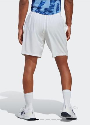 Шорти adidas club stretch woven short 7 inch white hs32832 фото