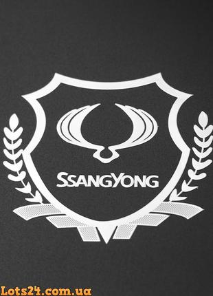 Авто значок ssang yong motors наклейка на машину двери авто значки марки машин наклейки на бампер стекло капот