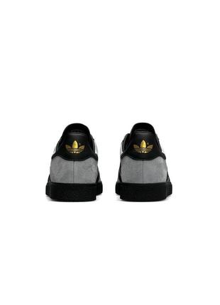 Чоловічі кросівки adidas originals gazelle gray black3 фото