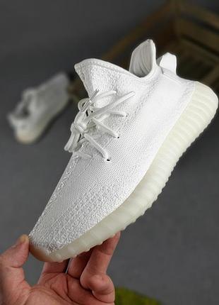 Мужские кроссовки adidas yeezy boost 350 white адидас изи буст белого цвета