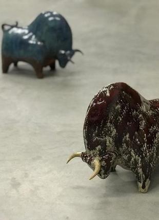 Статуэтка керамическая бык 2
