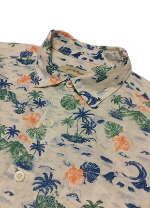 Гавайская пляжная/повседневная рубашка с коротким рукавом tommy bahama/pacific legend/hang...